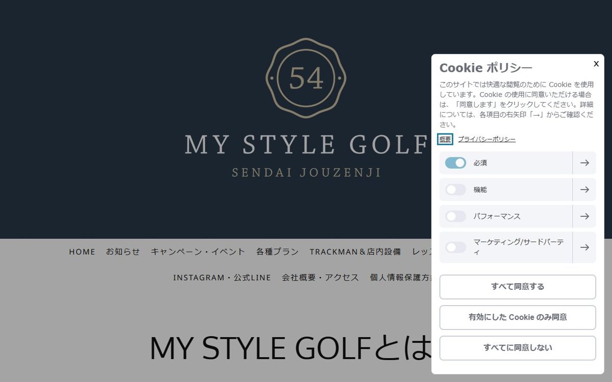 MY STYLE GOLF 仙台 ゴルフスクール
